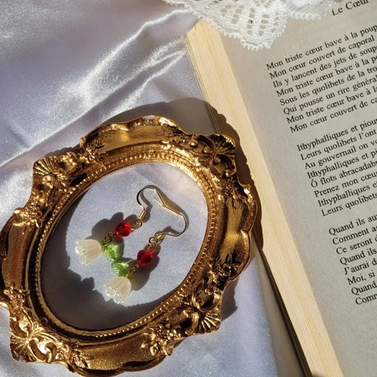 Boucles d'oreilles Orchidaceae